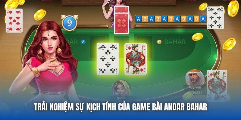 Trải nghiệm sự kịch tính của game bài Andar Bahar